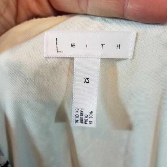 Leith Snake Print Smocked Minidress Size XS - Picture 7 of 8